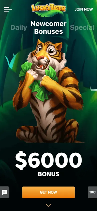 Lucky Tiger Casino mobile browser promotions experience